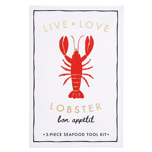Seafood Tool Kit Book Box - Live Love Lobster